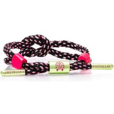 Rastaclat Master Plan Knotted Bracelet - Black/Pink/Green