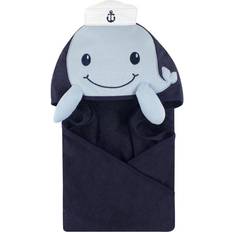 Hudson Animal Face Hooded Towel Sailor Whale