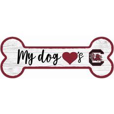 Fan Creations South Carolina Gamecocks Team Dog Bone Sign