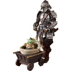 Star Wars The Mandalorian Ronin Mandalorian and Grogu Beskar Armor Meisho Movie Realization Action Figure