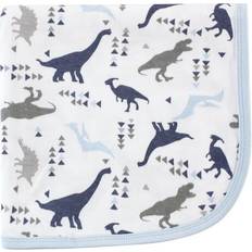 Hudson Organic Cotton Receiving/Swaddle Blanket Dino