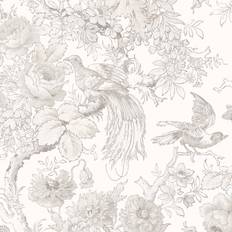 Laura Ashley Birtle Dove Grey Removable Wallpaper