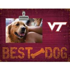 Virginia Tech Hokies Best Dog Clip Photo Frame