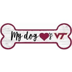 Virginia Tech Hokies Team Dog Bone Sign