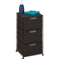 Honey Can Do 3-Drawer Rolling Cart Brown