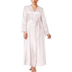 Flora Nikrooz Satin Stella Robe Plus Size - Ivory