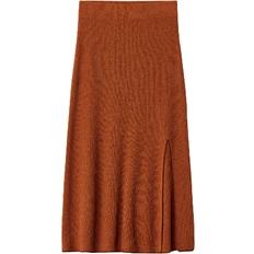 Rag & Bone Soleil Midi Skirt - Pale Copper