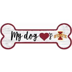 Fan Creations Iowa State Cyclones Team Dog Bone Sign Board