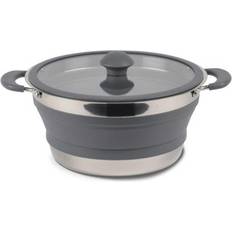 Kampa Cooking Equipment Kampa Collapsible Saucepan 3l Grey