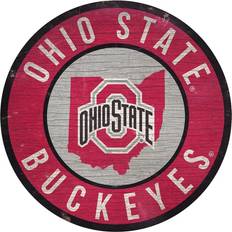 Fan Creations Ohio State Buckeyes State Circle Sign