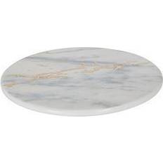 Grey Coasters Premier Housewares Marble Luxe Coasters, Gold Finish Detail, Set Of 4 Coaster