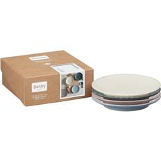 Denby Impression Mixed 4 Piece Accent Small Dinner Plate