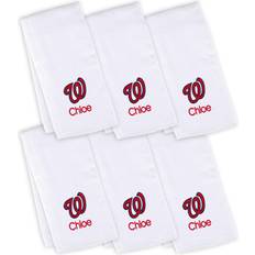 Chad & Jake Infant White Washington Nationals Personalized Burp Cloth