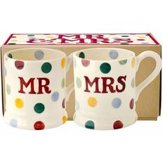 Emma Bridgewater 'Mr & Mrs' Mug 28.4cl 2pcs