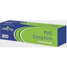 Caterwrap Cling Film 300mmx300m Cutter Box 32C08 Plastic Bags & Foil