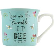 The English Tableware Company Co. Bumble to my Bee Blue Cup & Mug