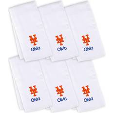 Chad & Jake Infant White New York Mets Personalized Burp Cloth