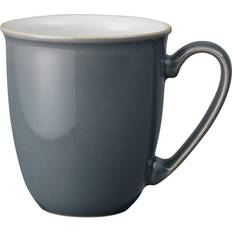 Stoneware Cups & Mugs Denby Elements Fossil Grey Coffee Beaker/Mug Cup