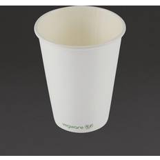 With Handles Cups Vegware Single Wall Hot 12oz White (1 x 1000) Cup