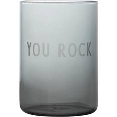 Design Letters favourite 35 cl You rock-black Drinking Glass