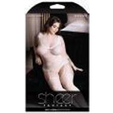 Fantasy Lingerie Sheer Like A Virgin Bodystocking White Queen