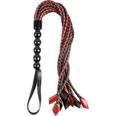 Sportsheets Saffron Faux Leather Braided Flogger