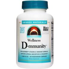 Source Naturals Wellness D-mmunity 60 Vegetarian Capsules