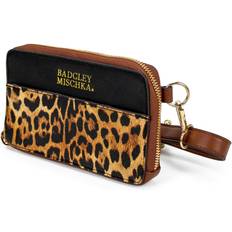 Badgley Mischka Vegan Leather Pouch Belt Bag Leopard