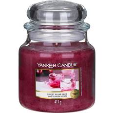 Yankee Candle Sweet Plum Sake Medium Jar Scented Candle 411g