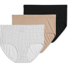 Jockey Elance Breathe Brief 3-pack - Light/Simple Dot/Black