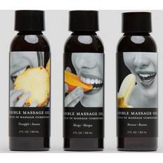 Earthly Body Edible Massage Oil Trio Gift Set (3 x 60ml)