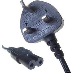 Connekt Gear 27-0112b 2m Uk Mains Power Cable Plug To C7 (figure 8) Socket