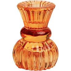 Talking Tables Boho Small Orange Glass Candlestick