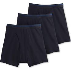 Jockey Classic Cotton Boxer Briefs 3-pack - Black