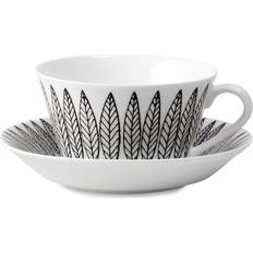 Gustavsbergs Porslinsfabrik Black Salix tea set cone tea Cup