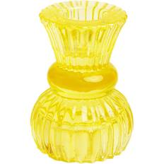Talking Tables Boho Small Yellow Glass Candlestick