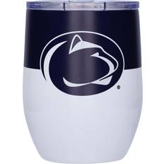 Logo Brands Penn State Nittany Lions 16oz. Colorblock Stainless Steel Curved Travel Mug