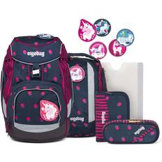 Ergobag Pack School Bag Set Shoobi DooBear Blue Purple Dots