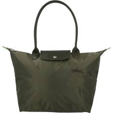 Longchamp Women Crossbody Bags Longchamp Le Pliage Green Nylon Bag Green NoSize