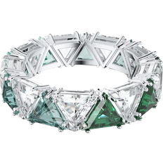 Swarovski Ortyx Cocktail Ring - Silver/Green/Transparent