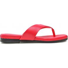 38 ⅔ Flip-Flops Tamaris Leather Toe separators - Raspberry