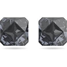 Swarovski Ortyx Stud Earrings - Silver/Grey