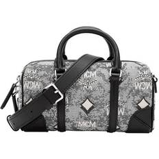 MCM Vintage Jacquard Monogram Boston Bag