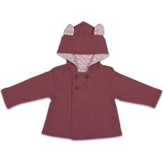 The Peanutshell Baby Girl Jacket - Mauve w Pink Bunny Ears (1100JACOLW)