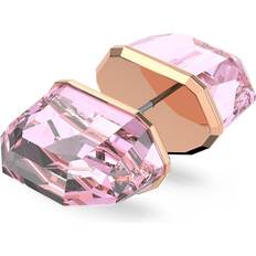 Swarovski Lucent Stud Earring - Gold/Pink