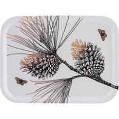 Ary Home Pine Cone bakke 20x27 cm Cotton white Serving Tray