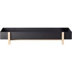 Design House Stockholm Serving Trays Design House Stockholm Botanic Tray Flowerpot Tray 45 x 20 cm x H 4.8 cm Black Serving Tray