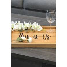 Elegant Designs Decorative Wood Tray-This Is Us Serving Tray