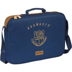 Harry Potter School Satchel Magical Brown Navy Blue (38 x 28 x 6 cm)