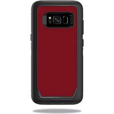 MightySkins OTDSGS8-solid burgundy Skin for Otterbox Defender Samsung Galaxy S8 Case Solid Burgundy